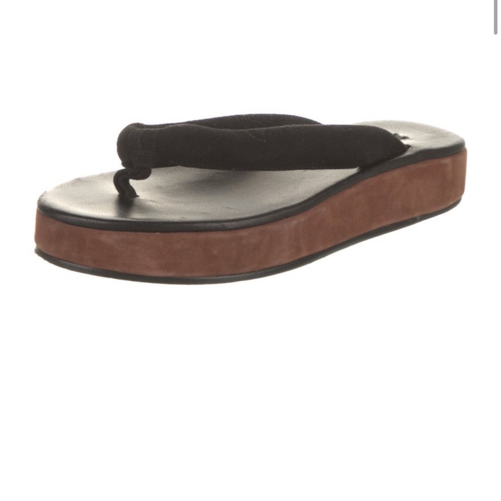 NewBark Suede Platform Flip Flops 8